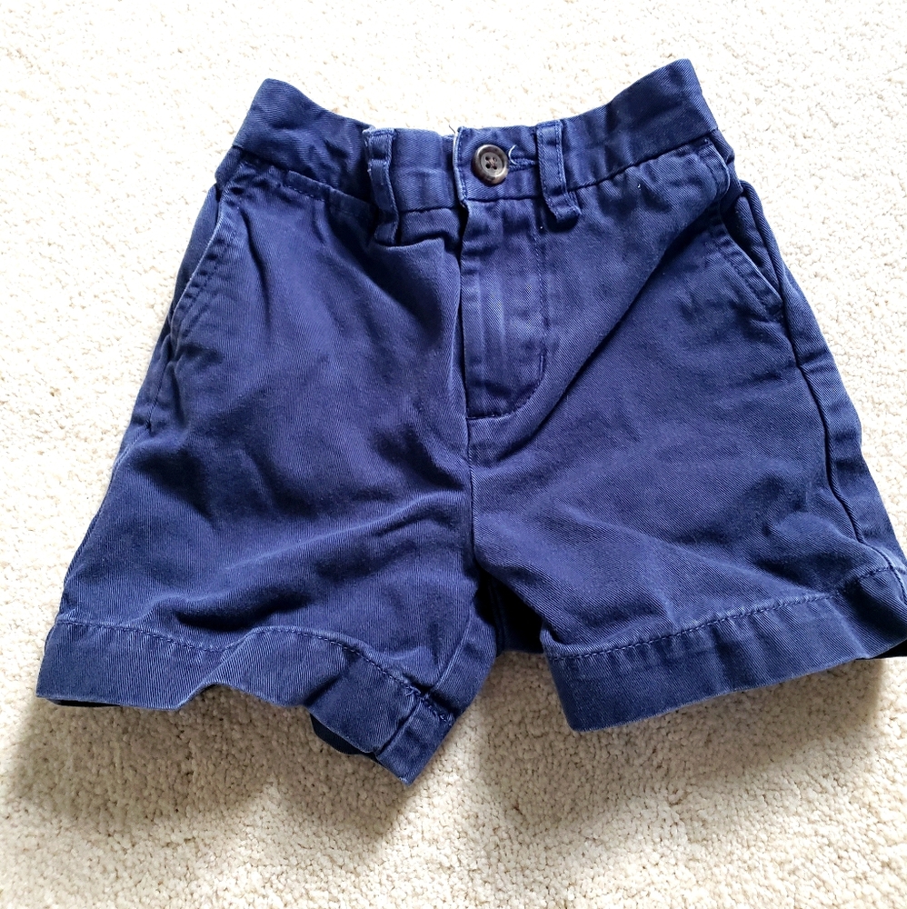 Polo by Ralph Lauren Navy Baby Shorts sz12m
